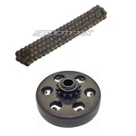 Scooterx 3/4 Clutch #41 + 420 Chain 120 Links Set Mini Chopper Bell Housing Atv. Fixed Price $39.99.