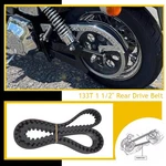 133T 1/2" Rear Drive Belt For 91-99 Harley Dyna 40015-90 1204-0050. Fixed Price $40.84.