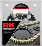 Rk Chain And Sprocket Kit For Replacement Natural Kawasaki ZX-6R/6RR. Fixed Price $213.39.