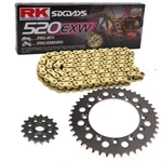 Chain Set Yamaha Xt 250 80-90 Rk Gb 520 Exw 98 Open Gold 15/46. Fixed Price $151.97.