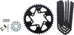 Vortex Chain And Sprocket Kit Black 2007-2021 Kawasaki Ninja ZX-6R CK4103. Fixed Price $247.33.