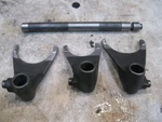 Gear Forks, Missing One Rod 1996 Kawasaki KZ1000 Police. Fixed Price $29.99.
