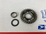 89 97 Honda CR125R Transmission 2ND Gear 28T Countershaft 23431-KZ4-000. Fixed Price $110.00.