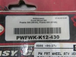 EBC347 Pivot Works Kawasaki Front Wheel Bearing Kit PWFWK-K12-430. Fixed Price $41.99.