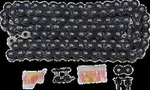 Rk Black Chrome 520 Max Drive Chain 120 Links Rx Ring Kawasaki KX420 80-81. Fixed Price $143.91.