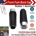 Front Fork Boots & Aluminum Caps Honda Z50A Mini Trail CT70H 1969-1971. Fixed Price $18.99.