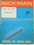 Nos Genuine Rickman Motorcycle Factory Hardware Spring Part Oem R071 063. Fixed Price $12.32.