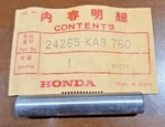 24265-KA3-760(NOS) Fork Shaft Cx Honda 125/ 85 04 CRF250/. Fixed Price $18.65.