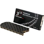 Ek Drive Chain Links Black/gold 520L3D-120KG. Fixed Price $210.10.