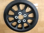 Harley Softail Belt Pulley Sprocket 37778-07 66 Fltr Black Sand Text Powder Coat. Fixed Price $249.95.