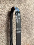 The Parts Unlimited LM749 Drive Belt For Vintage Arctic Cat Snowmobiles. Fixed Price $32.99.