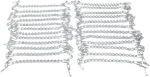 Moose Offroad 0366-0002 11 V-bar Tire Chains 17" W X 66" L. Fixed Price $104.99.