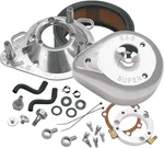 S&s Teardrop Air Cleaner Kit Chrome 17-0450 For Harley Big Twin Cv Carb 93-09. Fixed Price $359.95.