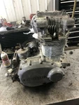 76 Kawasaki B Twin Engine Motor. Fixed Price $240.00.