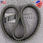Drive Belt For Ezgo Marathon 1976-1987 2 Cycle Gas Golf Cart 14153G1, 14153-G1. Fixed Price $31.99.