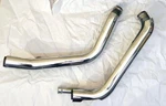 Exhaust Head Pipes Heat Shields Harley Flstc Heritage Softail 2012-2017 #2460. Fixed Price $99.99.