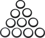 Drag Specialties Fork Dust Seals 49MM 10-PACK Mpn 04070670 FXDFSE2 Cvo Dyna. Fixed Price $99.33.