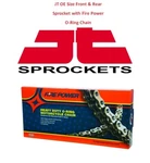 Jt Front Rear Sprocket Kit 16/40 Fire Power O-ring Chain Bombardier DS650 04-06. Fixed Price $159.27.