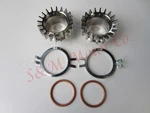 Norton Commando 850 Exhaust Pipe Nut Short Kit Stainless 06-3555 06-2412 06-3995. Fixed Price $92.95.