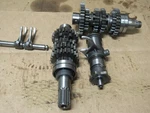 1978 Kawasaki KZ400 Transmission Shaft Gears Forks 13127-1004. Fixed Price $84.99.