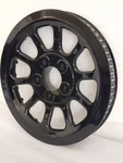 Harley Davidson Dyna Wide Glide Gloss Black Rear Belt Pulley PART#40374- 07 Oem. Fixed Price $340.00.