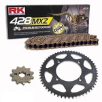 Chain Set Yamaha Rs 100 Dx 75-81 Rk Gb 428 Mxz 118 Open Gold 15/36. Fixed Price $83.48.