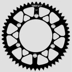 Fly Racing Black Aluminum Rear Sprocket Kawasaki Kdx Kxf 52T 255-242252BK. Fixed Price $89.98.
