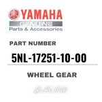 Yamaha Genuine Oem Parts Wheel Gear 5NL-17251-10-00 For YZ250F. Fixed Price $69.38.