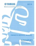 Yamaha Owners Service Manual 2014 YZ250F, YZ250FE. Fixed Price $26.00.