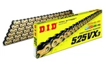 D.i.d 525VX3G130ZB X-ring Chain, Links, Gold & Black Finish. Fixed Price $238.23.