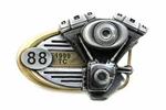 1999 88" Engine Belt Buckle For Harley Davidson By V-twin. Fixed Price $37.72.