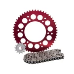 Primary Drive 1437620287 Chain And Sprocket Kit Aluminum Rear/o-ring Red. Fixed Price $112.51.