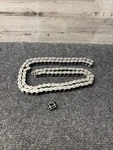 Rk Racing Chain M420-112 (420 Series) 112-LINKS Standard Non O-ring. Fixed Price $25.00.