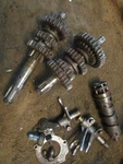 1975 Yamaha Transmission Counter Main Shaft Gears Shifter Drum Fork. Fixed Price $30.00.