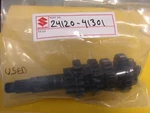 Suzuki RM125 RM100 Transmission Countershaft Cluster 24120-41301 Oem. Fixed Price $29.95.