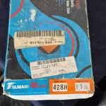 Tsubaki Qr Series 428H Roller Chain Links H18-118-118 Mpn. Fixed Price $24.44.