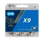 Kmc X9 Speed Chain Silve 114 Link. Fixed Price $14.15.