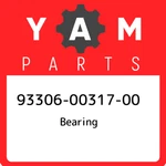 93306-00317-00 Yamaha Bearing 933060031700, New Genuine Oem Part. Fixed Price $28.69.