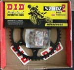 D.i.d. Dirt Bike Chain And Sprocket Kit W 520DZ2 114. Fixed Price $85.00.