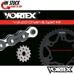 Vortex 520 Chain And Sprocket Kit 15-46 Tooth For Suzuki GSX-R750 98-99. Fixed Price $258.35.