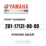 Yamaha Genuine Oem Parts Pinion Gear 2D1-17131-00-00 For YZF-R1. Fixed Price $182.19.