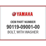 Yamaha Bolt, With Washer 90119-09001-00 Oem New. Fixed Price $6.23.