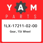1LX-17211-02-00 Yamaha Gear, 1ST Wheel 1LX172110200, New Genuine Oem Part. Fixed Price $186.10.