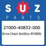 27000-40832-000 Suzuki Drive Chain SET(GSX-R1000) 2700040832000, New Genuine Oem. Fixed Price $410.96.