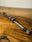 Harley Davidson Flh Fxe Rear Axle - Chrome With Spacer. Fixed Price $66.00.