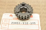 Nos Honda SL70 XL70 Transmission Main Shaft Third 3RD Gear 20T 23451-118-305. Fixed Price $43.99.