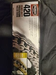 Bikemaster 420H X 130 Heavy Duty Precision Roller Chain Gold. Fixed Price $25.00.