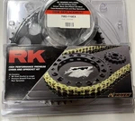 Rk High Performance Premium Chain And Sprocket Kit 7083-110EX. Fixed Price $215.00.