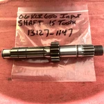 06 Kawasaki Transmission Input Shaft 13127-1147. Fixed Price $26.95.