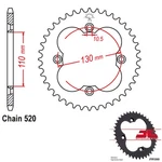 Sprockets Rear 39T(JTR1350.39). Fixed Price $28.60.